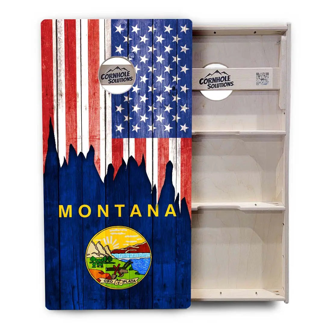 State Flags Massachusetts to New Jersey Cornhole Boards - Professional Tournament Series