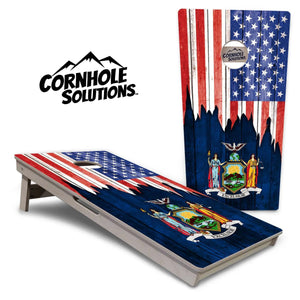 State Flags New Mexico to South Carolina Cornhole Boards - Professional Tournament Series
