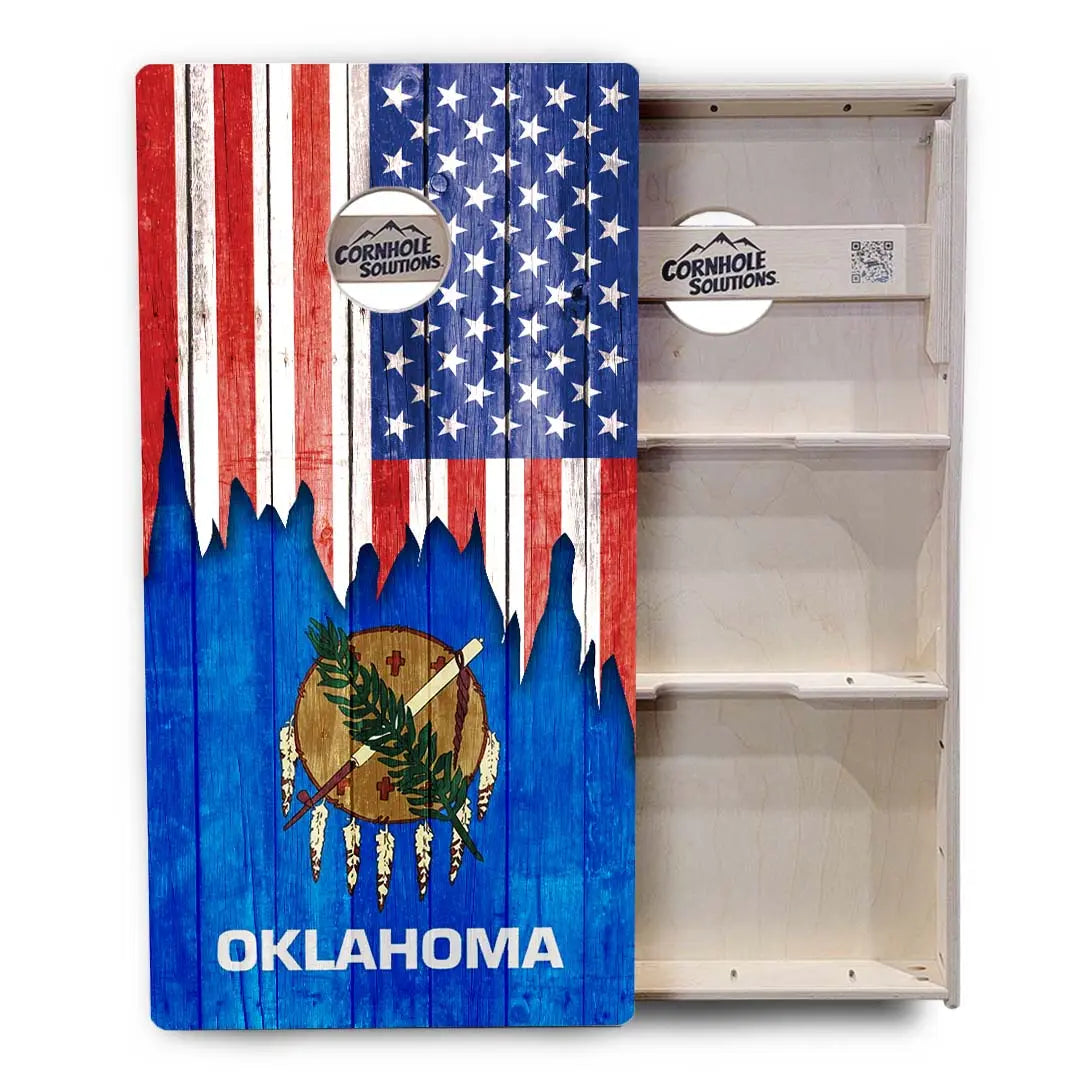 State Flags New Mexico to South Carolina Cornhole Boards - Professional Tournament Series