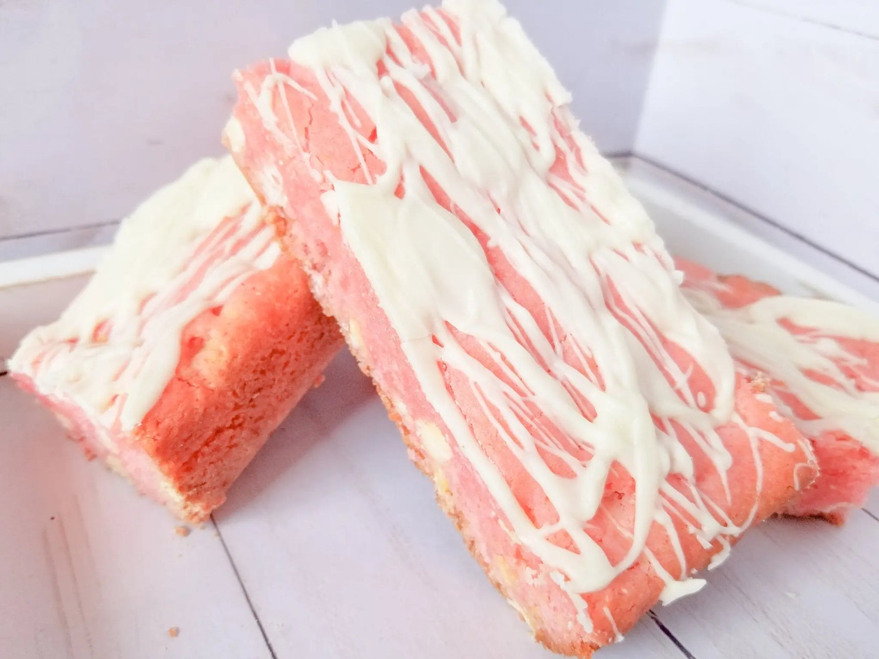 Strawberry Blondies by Let's Get Baked Artisan Desserts, cakes & dessert bars detail photo 2