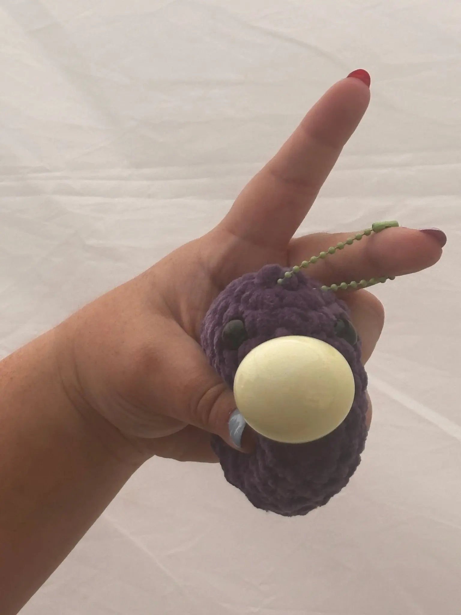 Purple Crochet Stress Blob - Main Street Collective - Squeeze Away Stress!