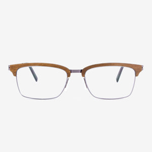 Stuart - Wood & Metal Eyeglasses