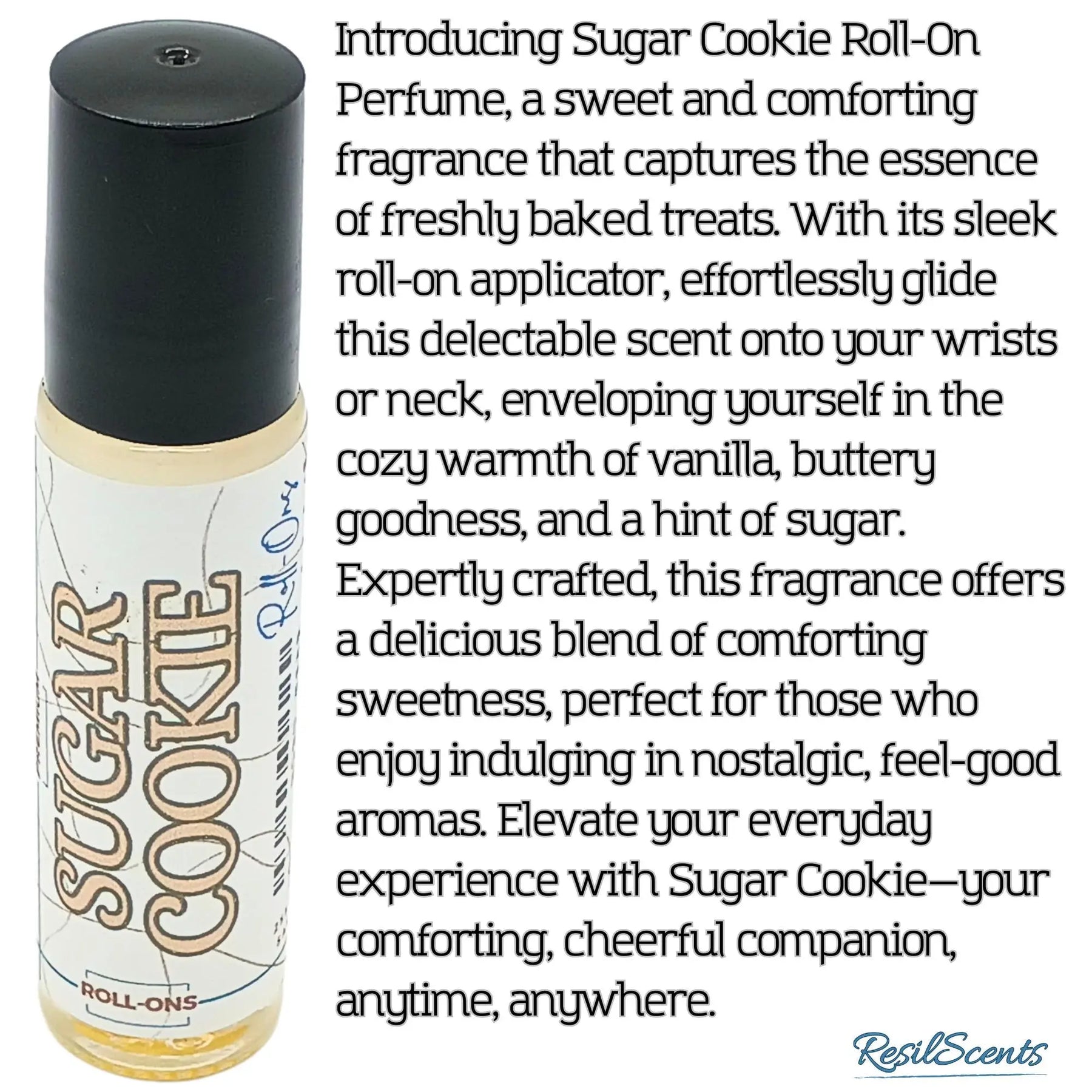 Sugar Cookie Roll-On Oil – Cozy Comfort in Every Swipe by ResilScents, natural skincare detail photo 2