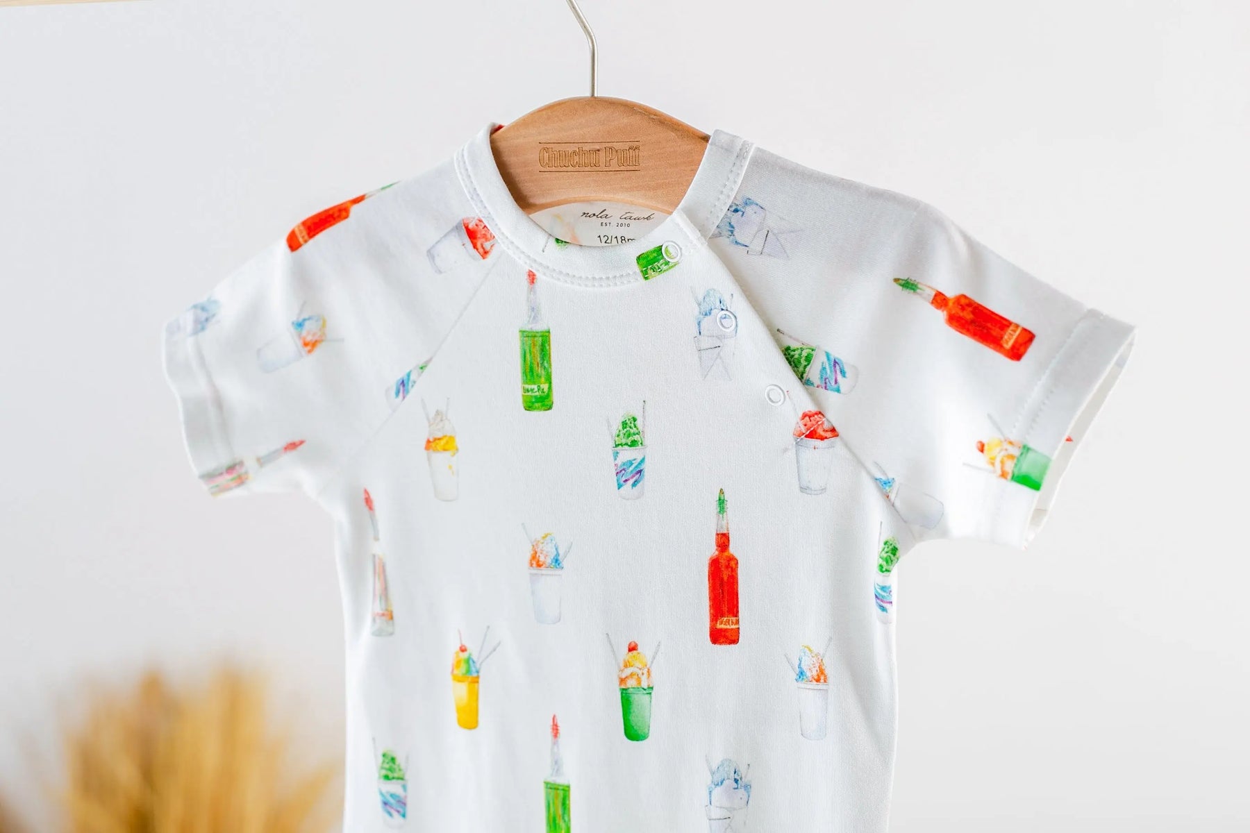 Sugar, Ice, & Everything Nice Organic Cotton Onesie by Nola Tawk, Southern lifestyle apparel detail photo 3