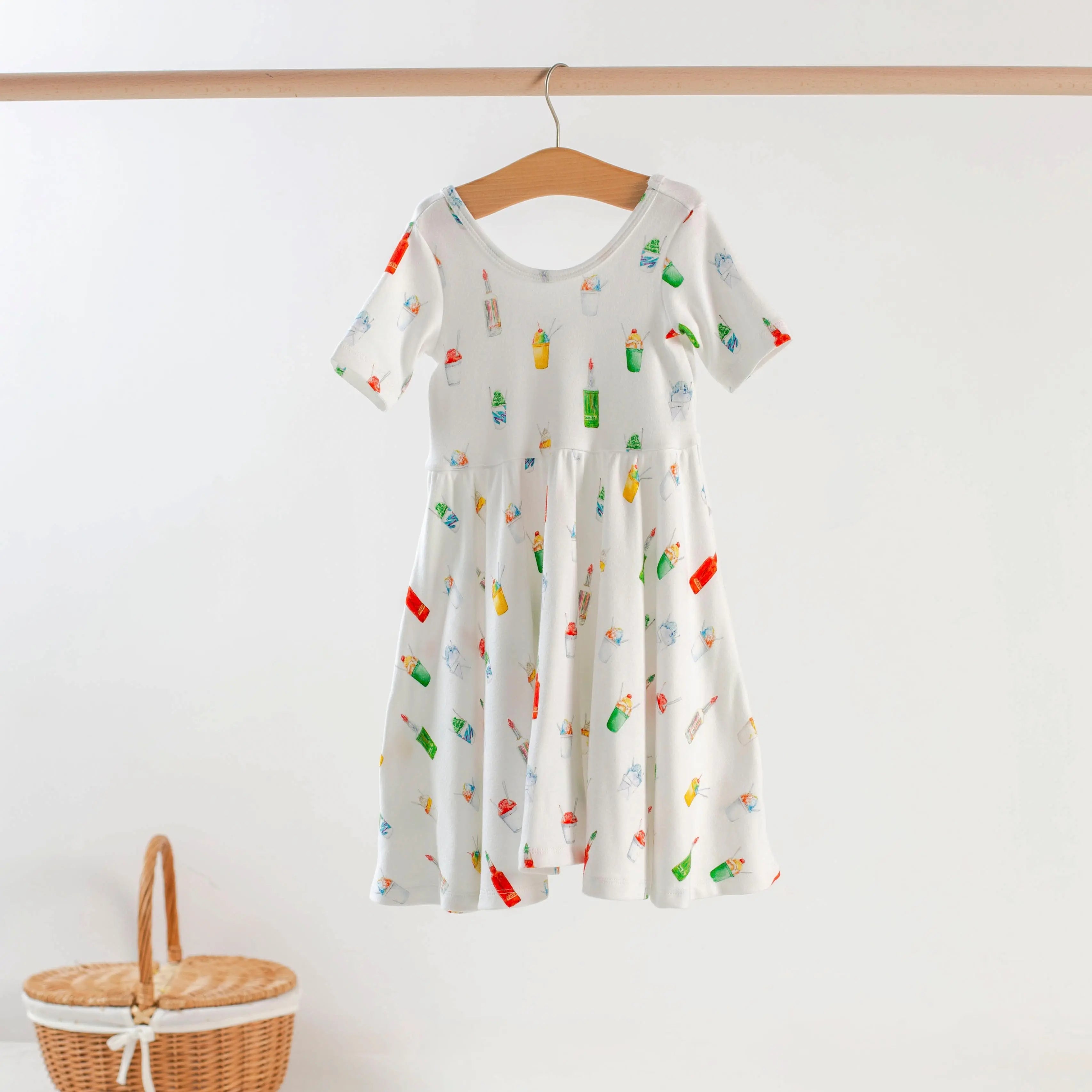 Sugar, Ice, & Everything Nice Organic Cotton Twirl Dress by Nola Tawk, Southern lifestyle apparel main product photo