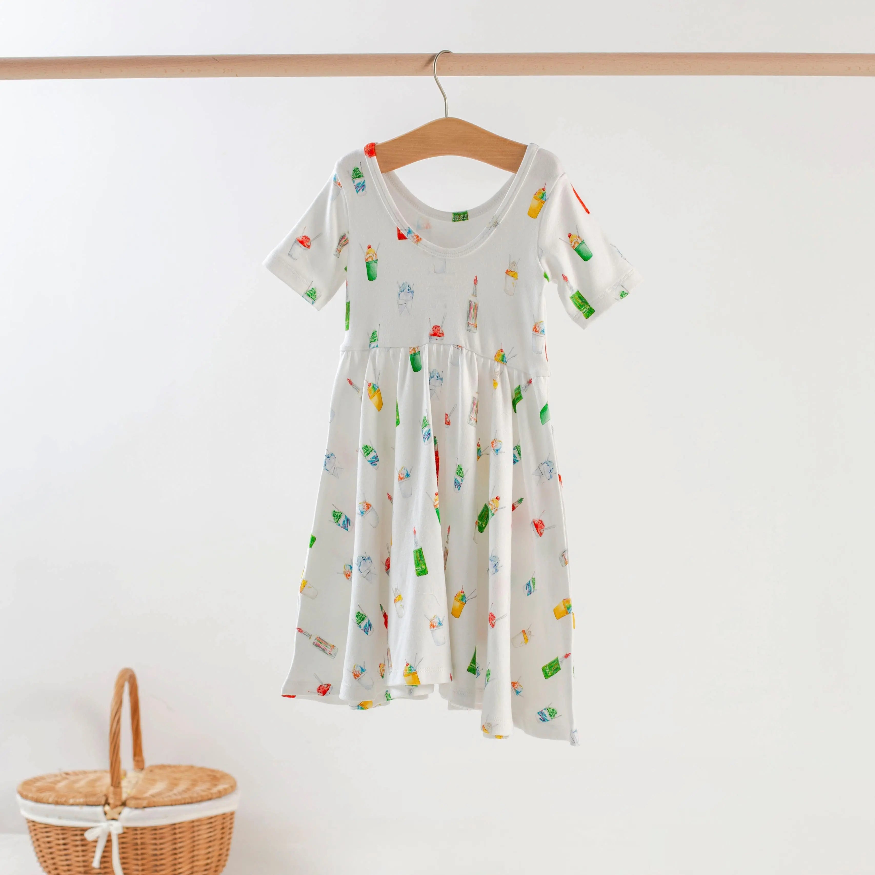 Sugar, Ice, & Everything Nice Organic Cotton Twirl Dress by Nola Tawk, Southern lifestyle apparel detail photo 2