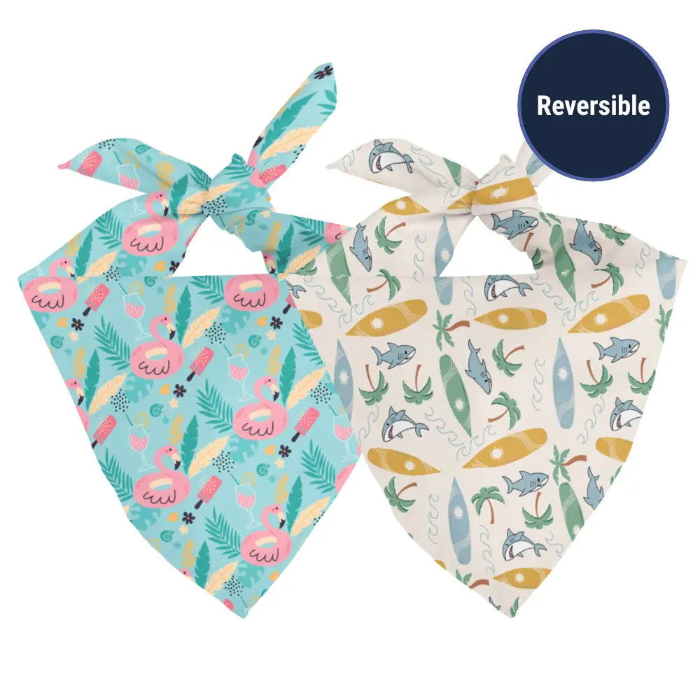 Summer Beach Dog Bandana by Dog Bandana Co., pet accessory detail photo 2