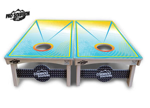Summer Gradient Cornhole Boards - Pro Solution Lite Series Cornhole Solutions