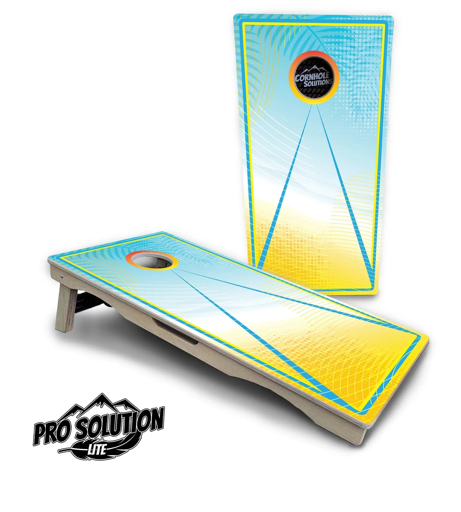 Summer Gradient Cornhole Boards - Pro Solution Lite Series Cornhole Solutions