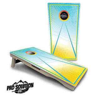 Summer Gradient Cornhole Boards - Pro Solution Lite Series Cornhole Solutions