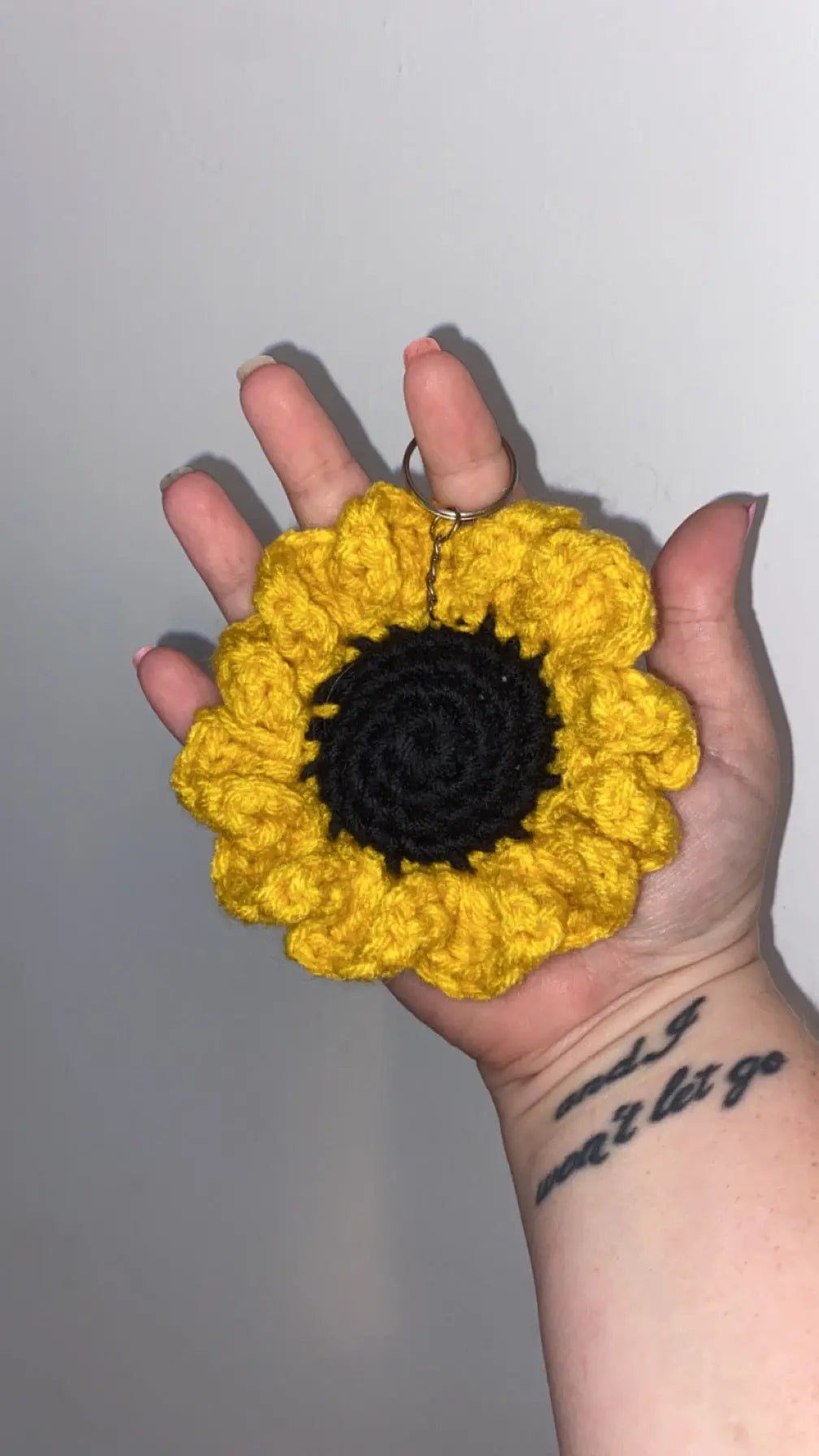 Sunflower Keychain by Klassy Krafts, 3D printed gift main product photo