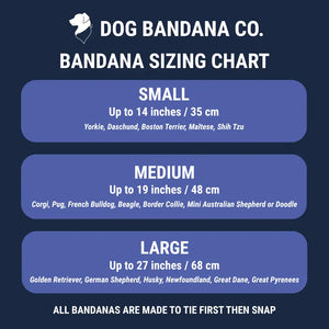 Sunny Side Dog Bandana Dog Bandana Co.