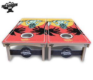 Sunset Girl Cornhole Boards - Pro Solution Elite Series Cornhole Solutions