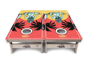 Sunset Girl Cornhole Boards - Professional Tournament Series Cornhole Solutions