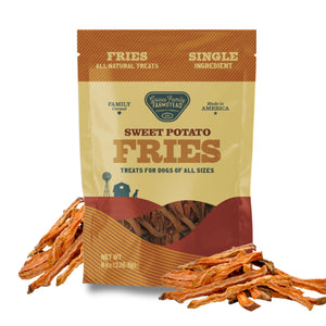 Sweet Potato Fries natural dog treats by Gaines Family Farmstead