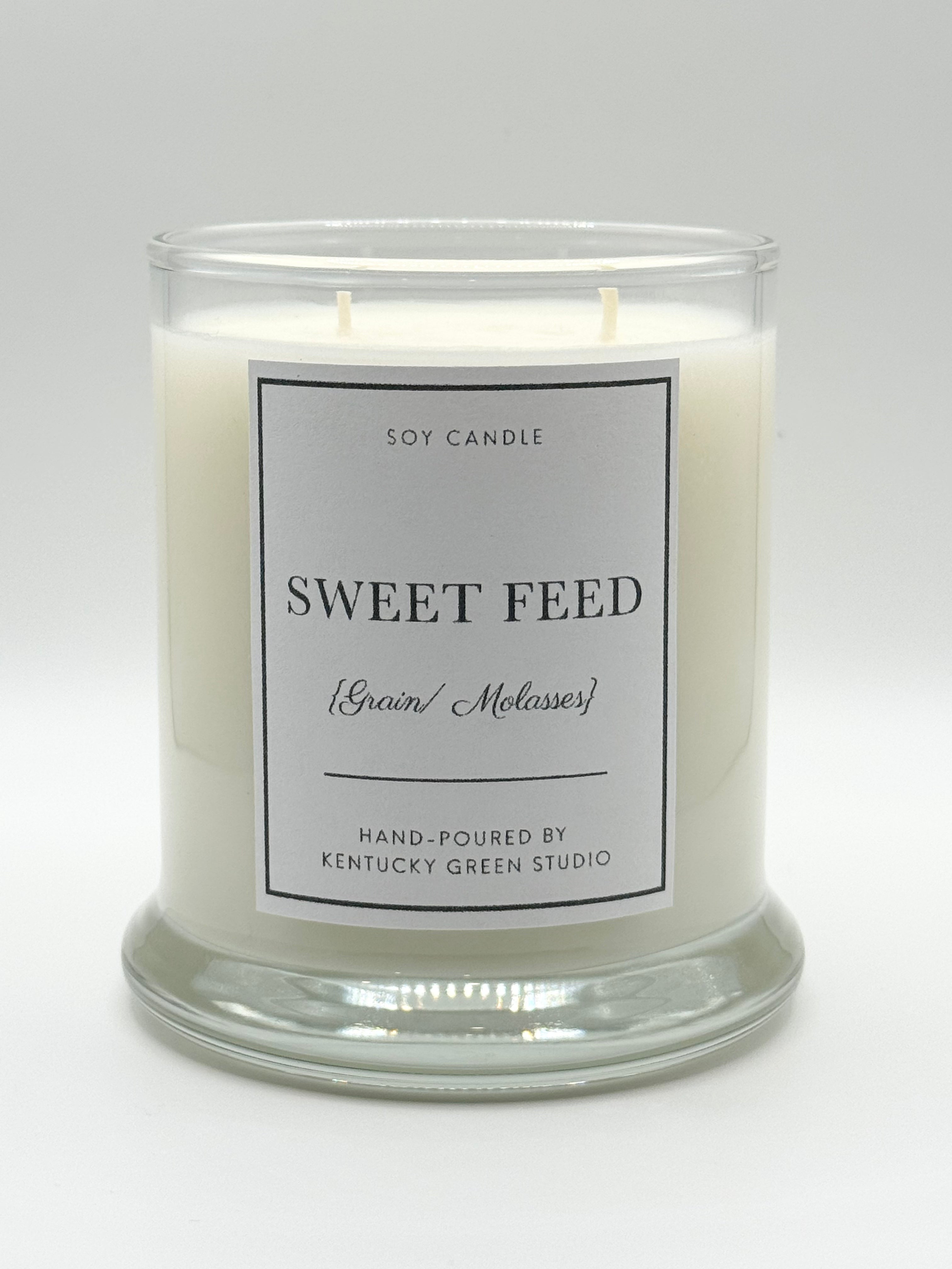 Sweet Feed Soy Candle by Kentucky Green Studio, scented candle main product photo
