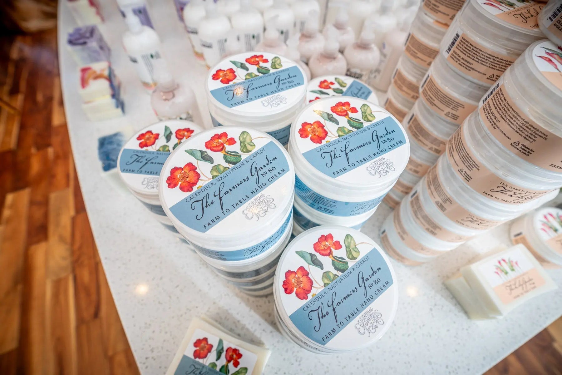 The Farmers Garden 8 Oz. ~ Farm To Table Hand Cream by Essential Journeys, handmade bath and body detail photo 8