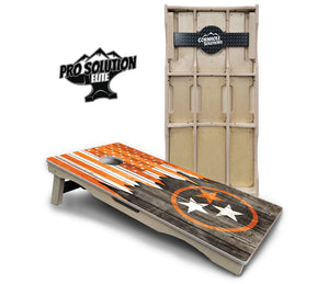 TN Orange Flag Cornhole Boards - Pro Solution Elite Series Cornhole Solutions