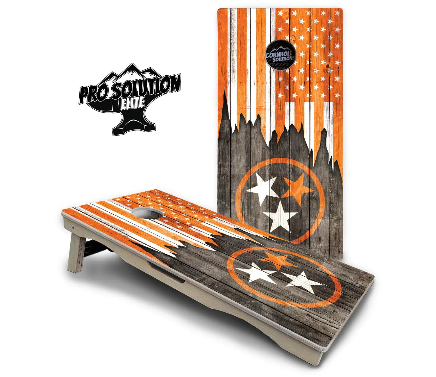 TN Orange Flag Cornhole Boards - Pro Solution Elite Series Cornhole Solutions