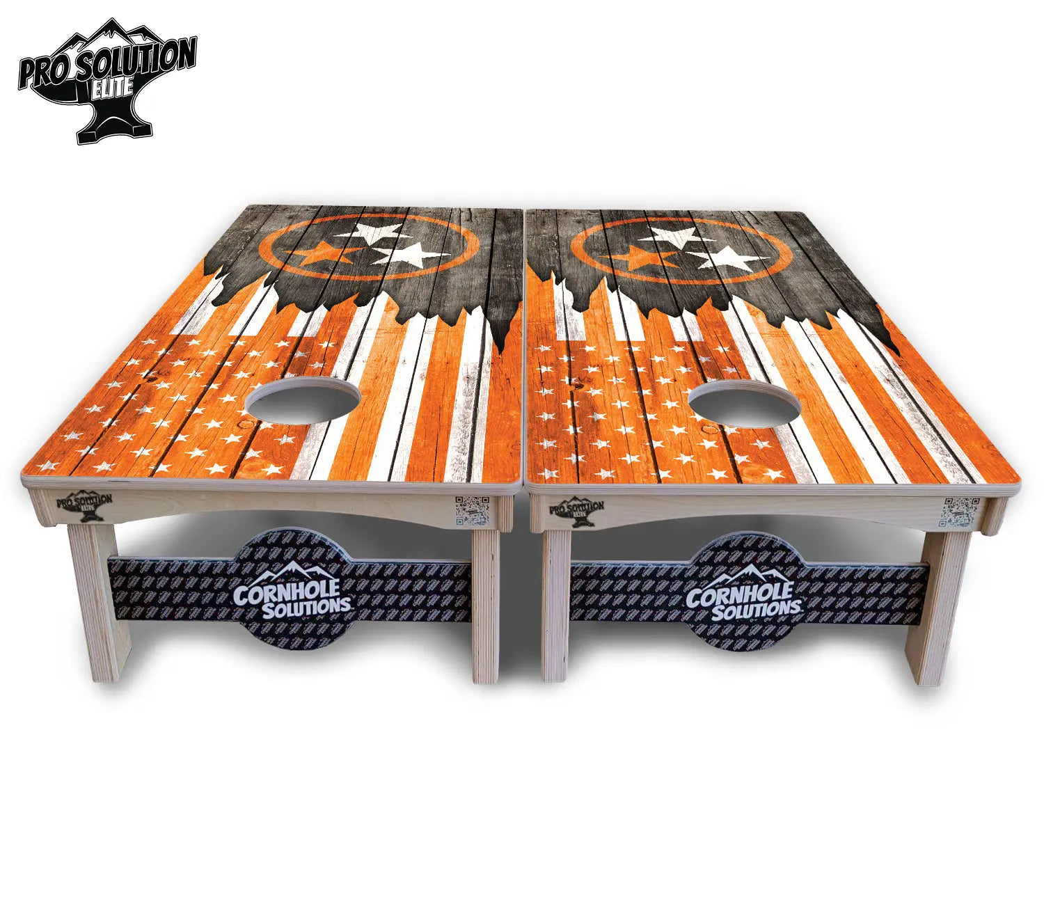 TN Orange Flag Cornhole Boards - Pro Solution Elite Series Cornhole Solutions