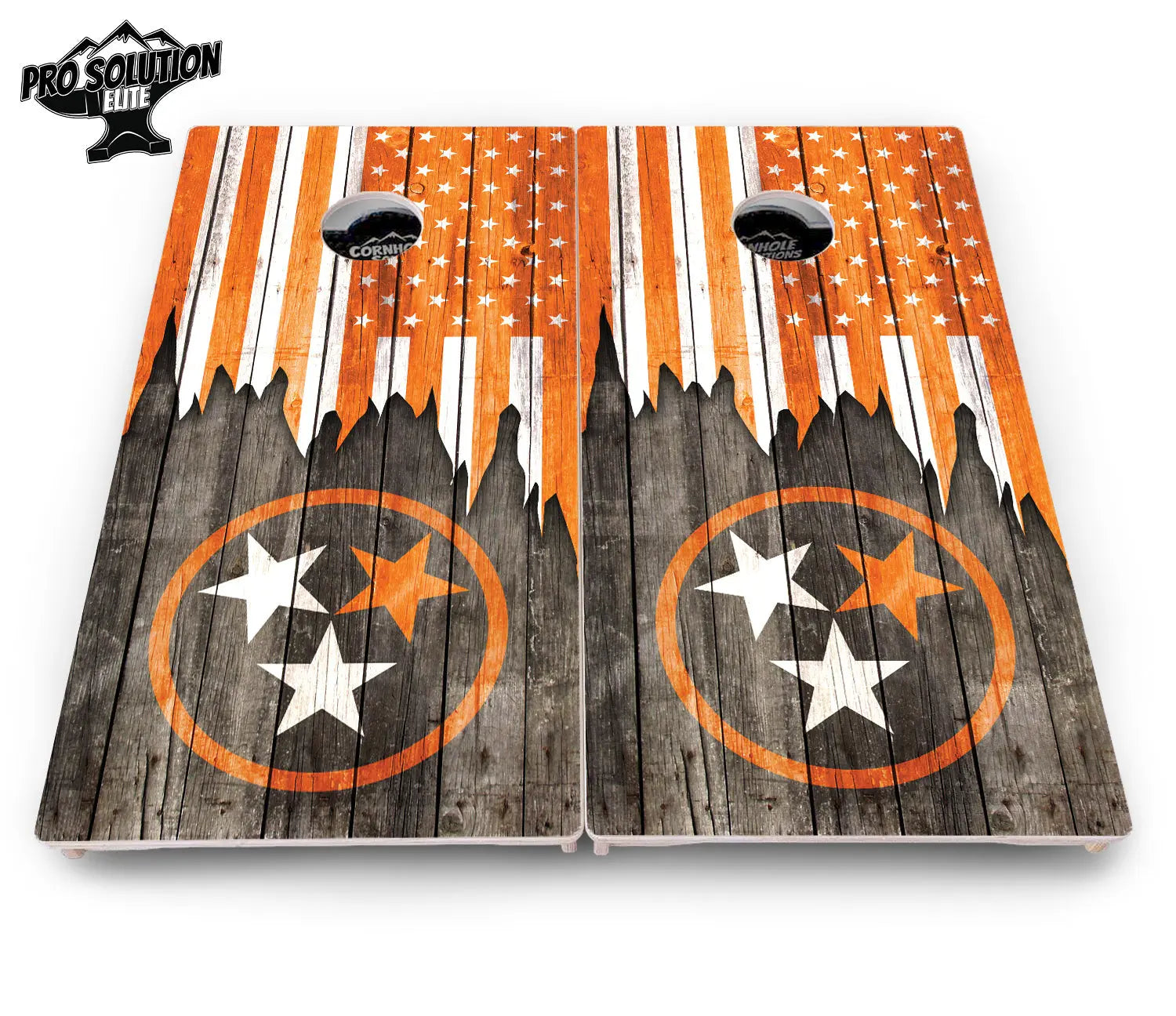 TN Orange Flag Cornhole Boards - Pro Solution Elite Series Cornhole Solutions