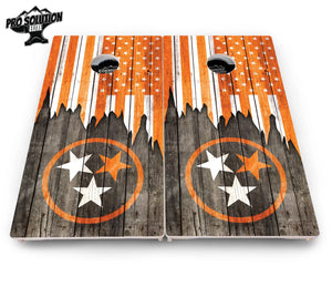 TN Orange Flag Cornhole Boards - Pro Solution Elite Series Cornhole Solutions