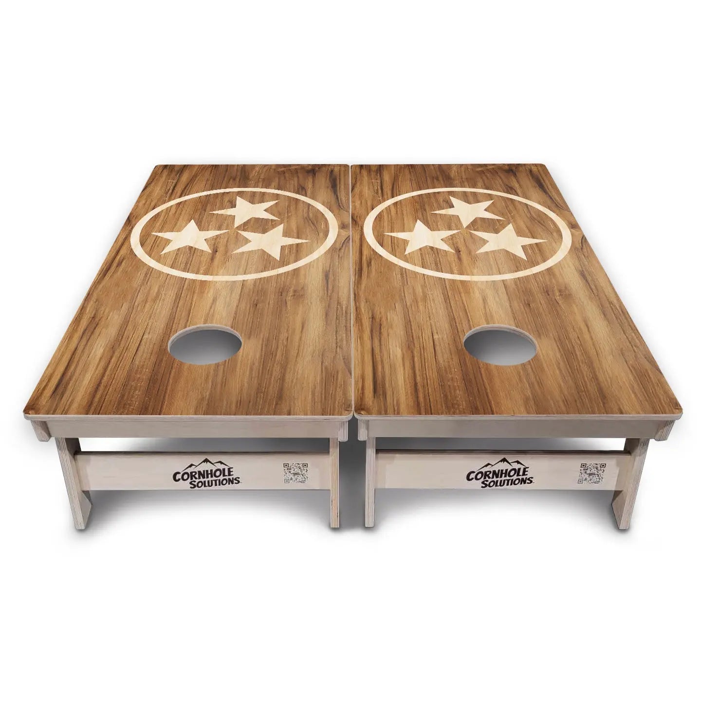 TN Tri-Star Cornhole Boards - Professional Tournament Series by Cornhole Solutions, custom cornhole board detail photo 2