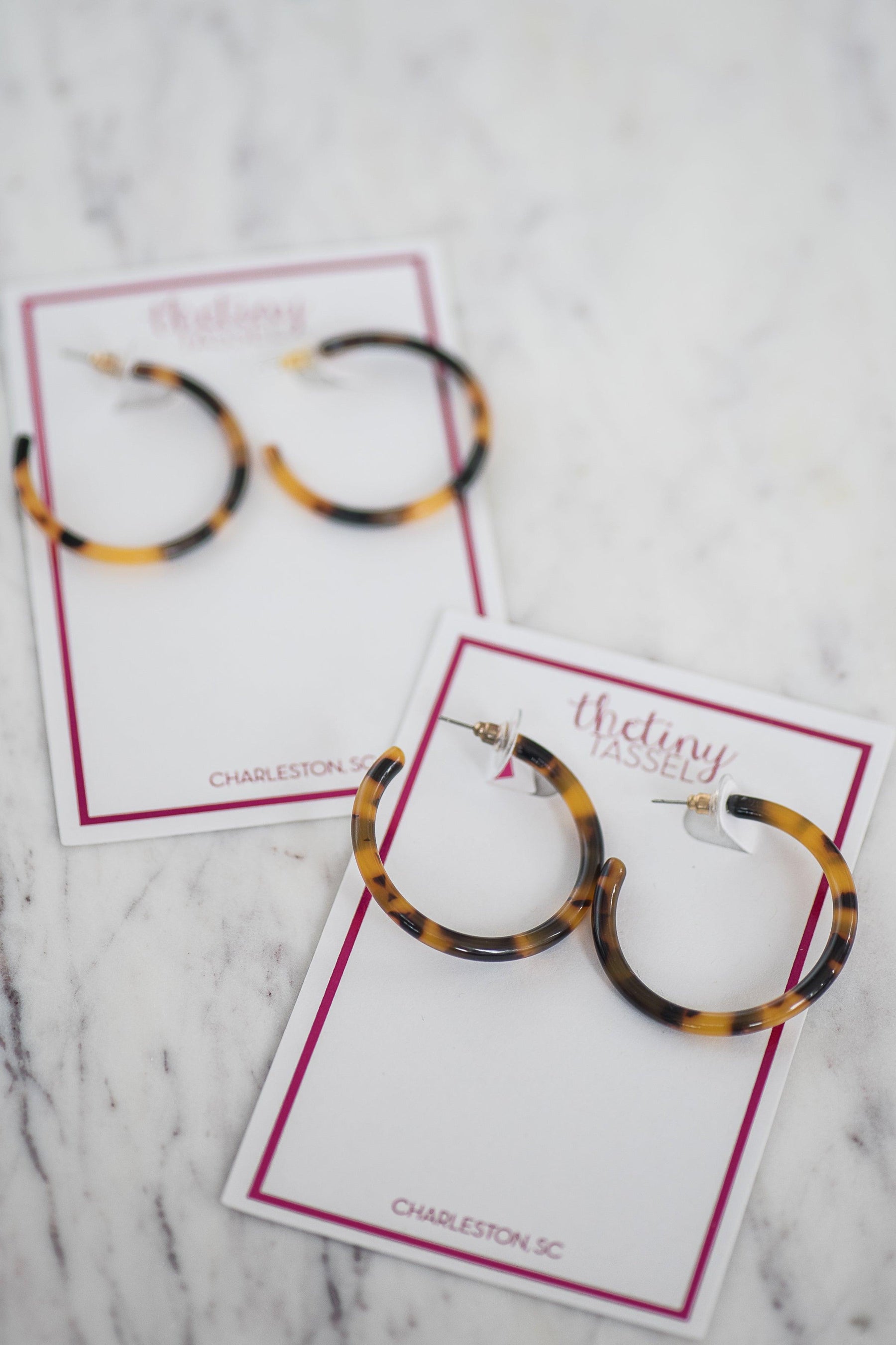 The Mini Tortoise Hoop by The Tiny Tassel