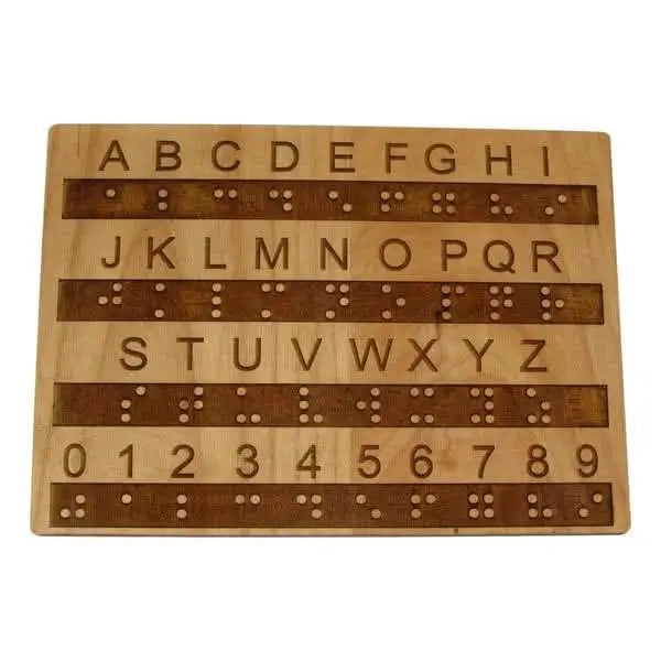 Tactile Braille Learning and Teaching board Gift Set by Creative Escape Rooms, Southern food gift detail photo 3