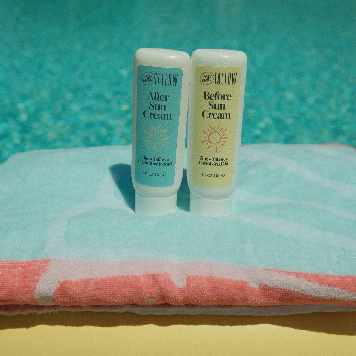 Tallow Sun Care Duo - Natural Before & After Sun Cream Gift Set with Zinc Oxide The Lady May