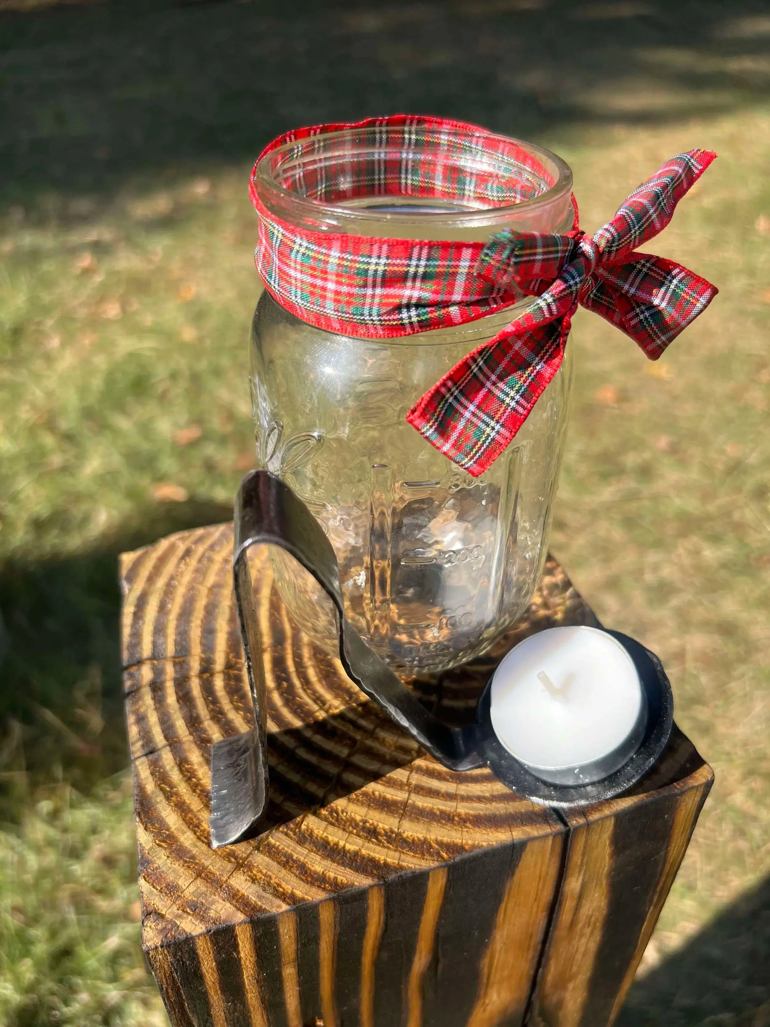Tea Light Candle Holder by Redbeard's Forge LLC, Southern food gift main product photo