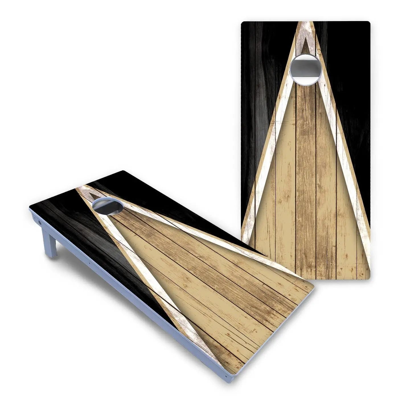 Team Color Triangle Cornhole Boards - All Weather Series by Cornhole Solutions, Southern food gift detail photo 2
