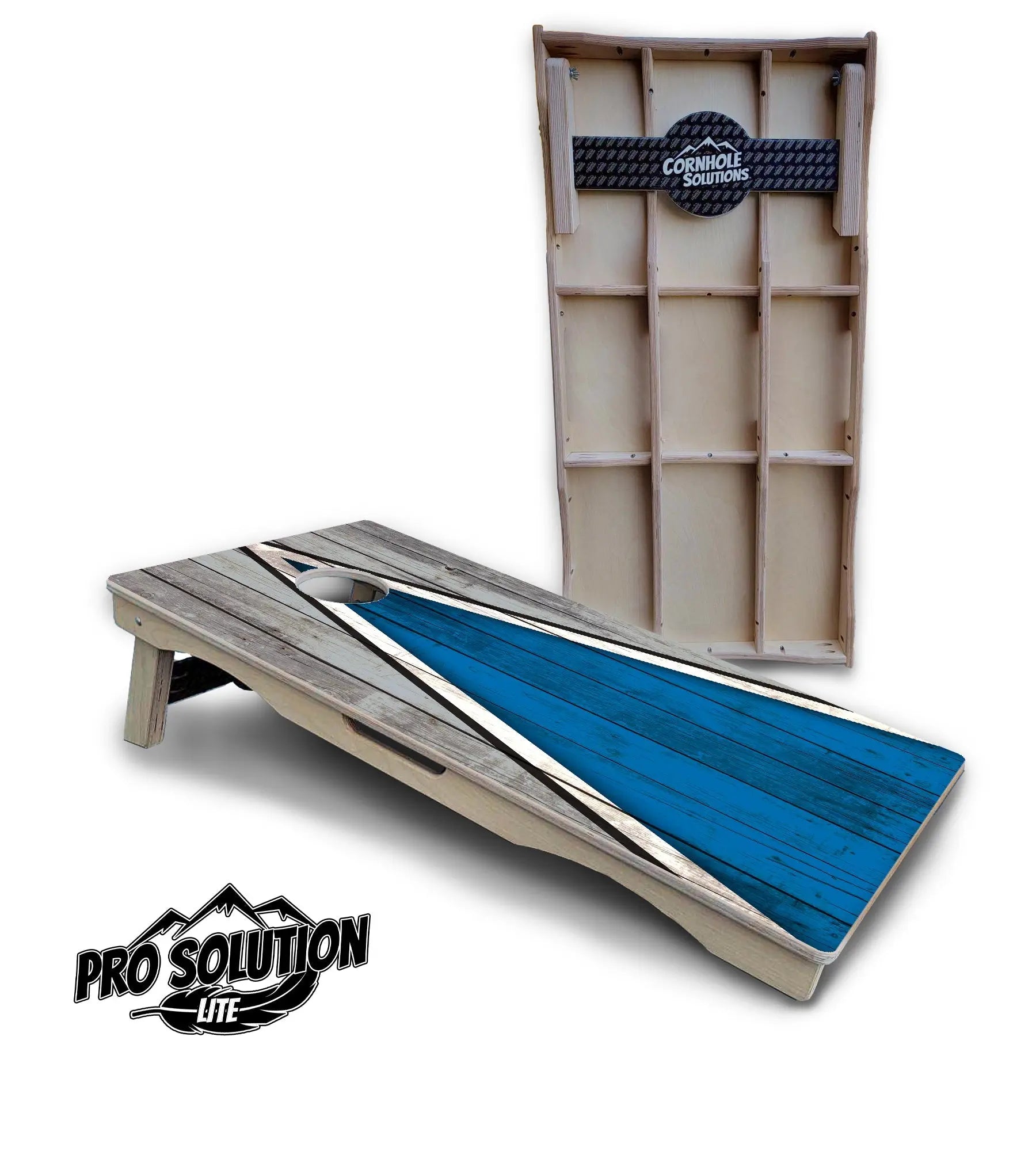 Team Color Triangle Cornhole Boards - Pro Solution Lite Series by Cornhole Solutions, Southern food gift detail photo 9
