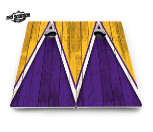 Team Color Triangle Cornhole Boards - Pro Solution Lite Series by Cornhole Solutions, Southern food gift detail photo 27