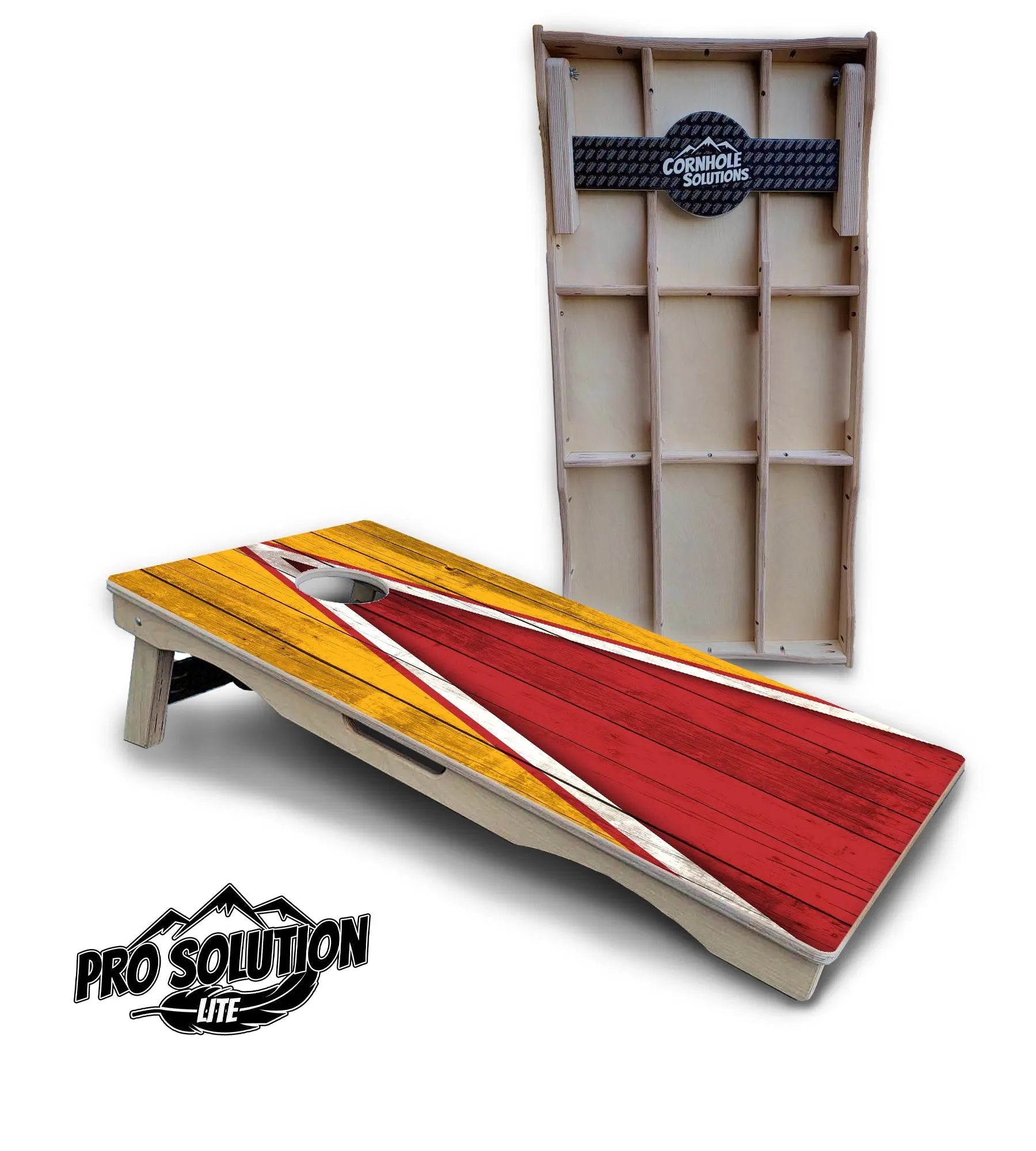 Team Color Triangle Cornhole Boards - Pro Solution Lite Series by Cornhole Solutions, Southern food gift detail photo 30