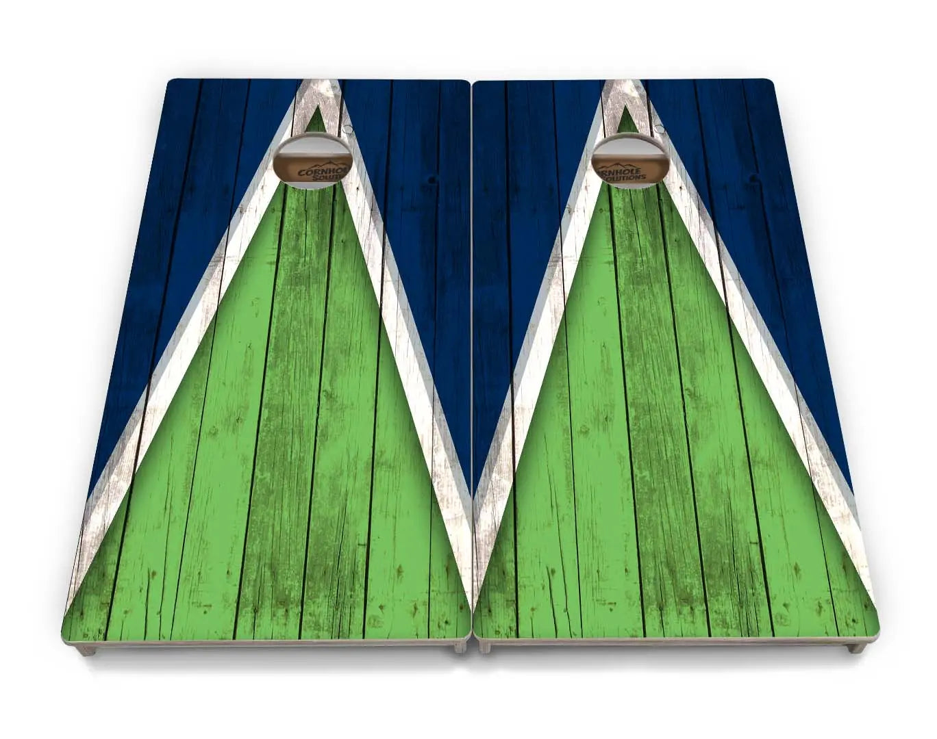 Team Color Triangle Cornhole Boards - Professional Tournament Series by Cornhole Solutions, Southern food gift main product photo