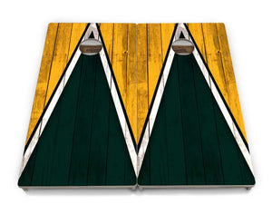 Team Color Triangle Cornhole Boards - Professional Tournament Series