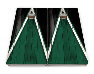 Team Color Triangle Cornhole Boards - Professional Tournament Series