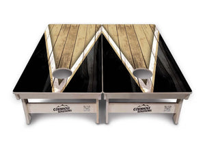 Team Color Triangle Cornhole Boards - Professional Tournament Series