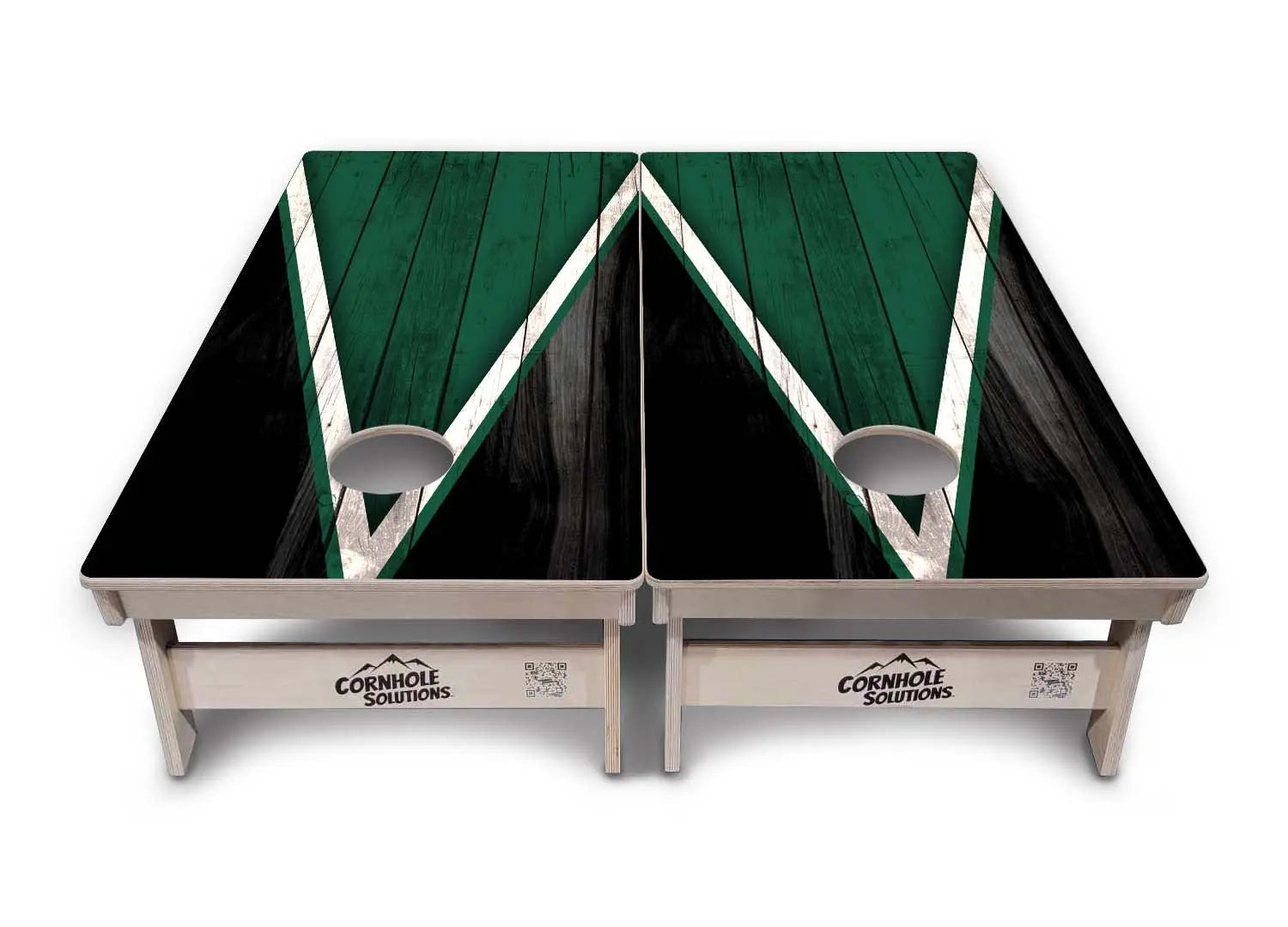 Team Color Triangle Cornhole Boards - Professional Tournament Series