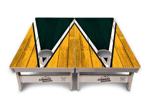 Team Color Triangle Cornhole Boards - Professional Tournament Series