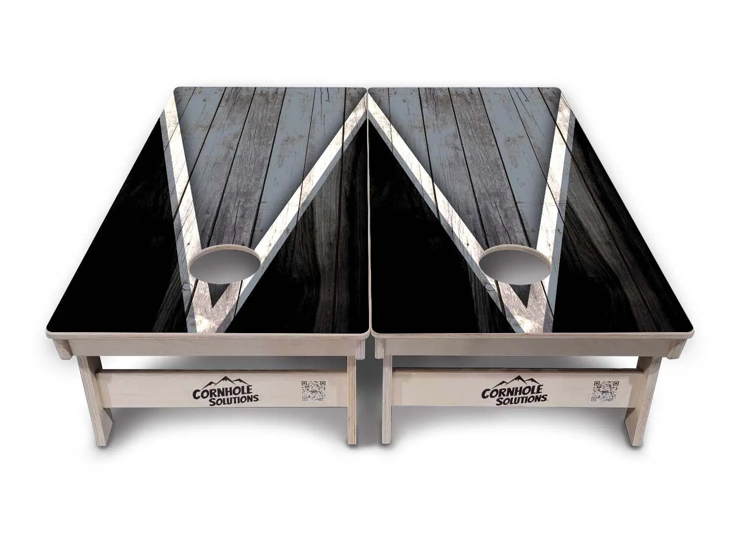 Team Color Triangle Cornhole Boards - Professional Tournament Series