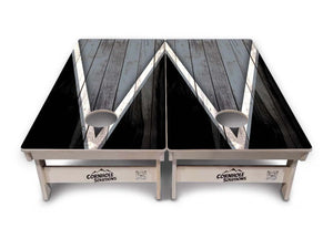 Team Color Triangle Cornhole Boards - Professional Tournament Series