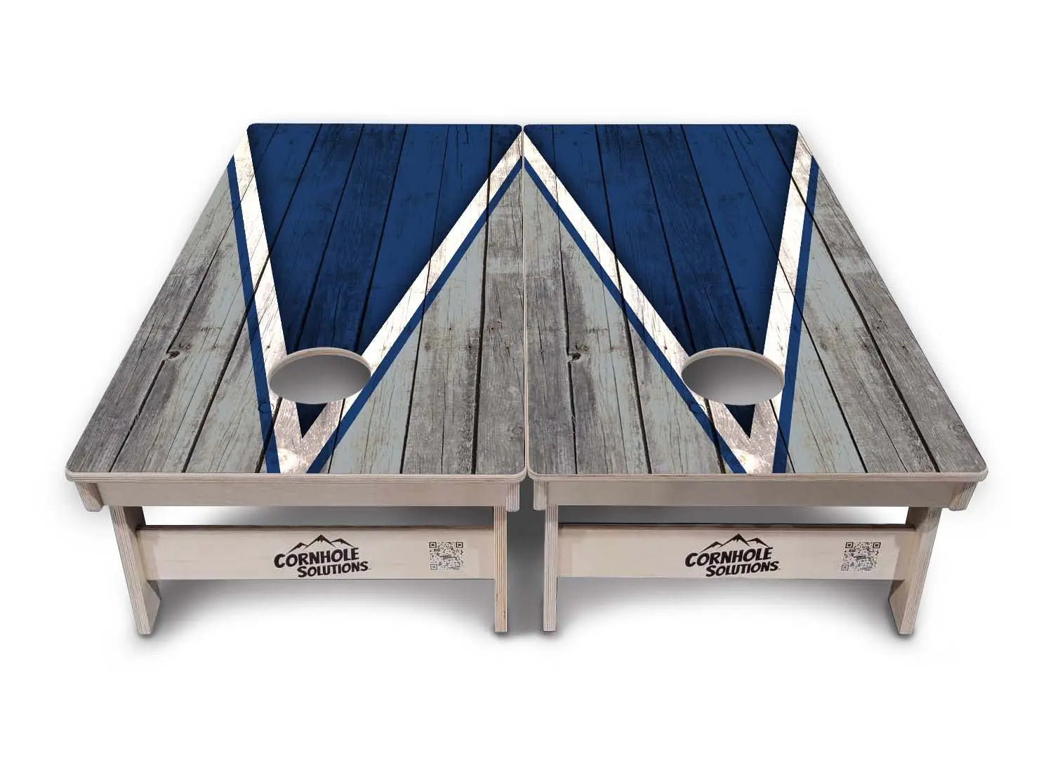 Team Color Triangle Cornhole Boards - Professional Tournament Series