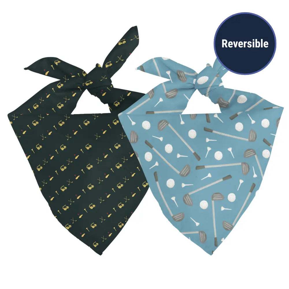 Tee Time Dog Bandana by Dog Bandana Co., Southern lifestyle apparel detail photo 2