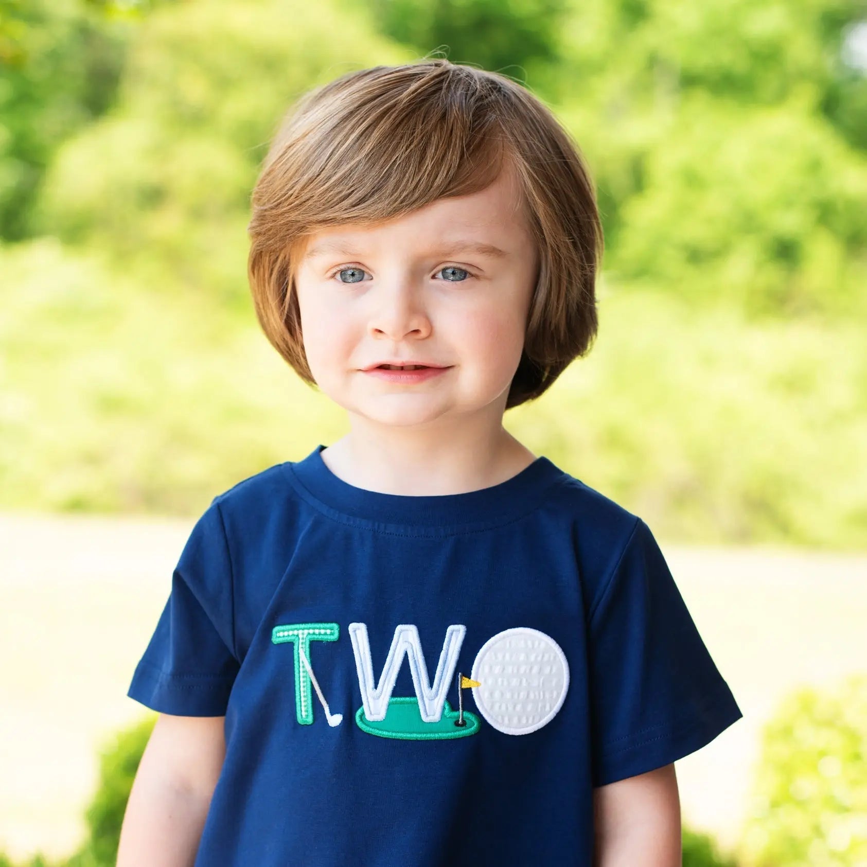 Teeing Up To Two Birthday Golf T-Shirt Seven Lantern Lane