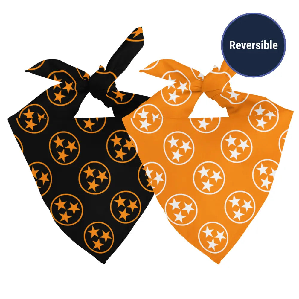 Tennessee Tri-Star Dog Bandana by Dog Bandana Co., pet accessory detail photo 2