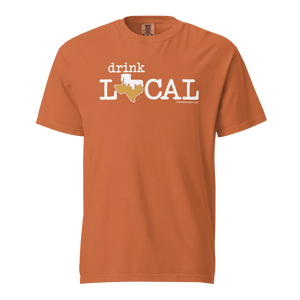 Texas Beer Mug Tee - Drink Local - COMFORT COLORS BRAND TEE Drink Beer Gear