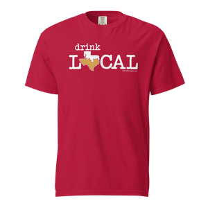 Texas Beer Mug Tee - Drink Local - COMFORT COLORS BRAND TEE Drink Beer Gear