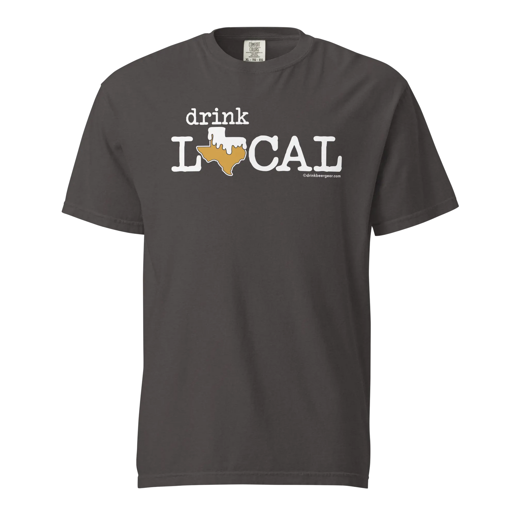 Texas Beer Mug Tee - Drink Local - COMFORT COLORS BRAND TEE Drink Beer Gear